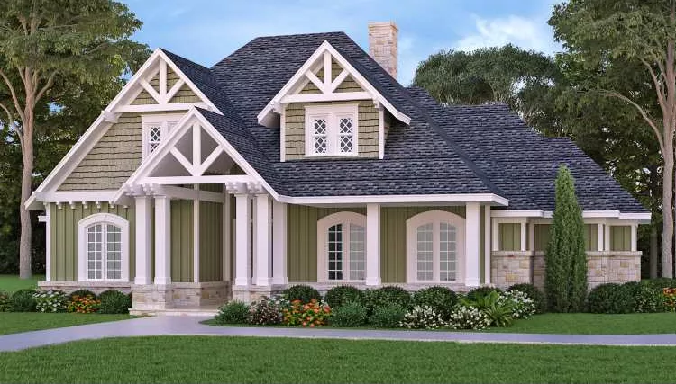 image of french country house plan 9913